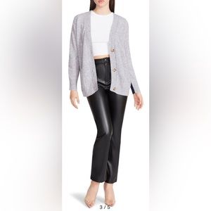 BB Dakota Steve Madden Navy & Gray Colorblock Cardigan Size Large (10-12…